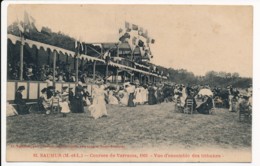 CPA 49 SAUMUR Courses De Varrains 1902 Vue D'ensemble Des Tribunes - Saumur