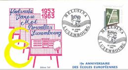 Luxembourg Melusina Ecoles Européennes. 1963. - 1963