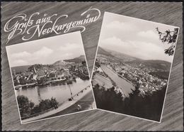 D-69151 Neckargemünd - Alte Ansichten - Lastkahn  (60er Jahre) Nice Stamp - Neckargemünd