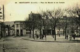 91 Montlery....place Du Marché Et Rue Luisant - Montlhery