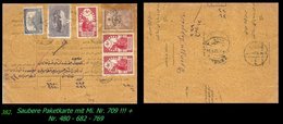 EARLY OTTOMAN SPECIALIZED FOR SPECIALIST, SEE...Mi. Nr. 709 - Paketkarte - RR- - 1920-21 Kleinasien
