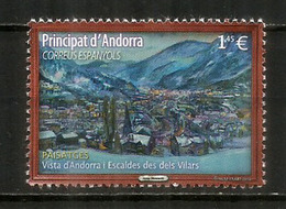 Vues D'Andorre & Escaldes,  Timbre Neuf ** Année 2018. AND.ESP - Nuevos