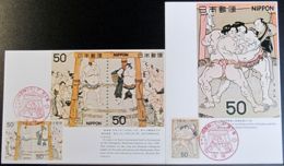 JAPAN 1978 Mi-Nr. 1364/66 Maximumkarten MK/MC No. 348 A-B - Cartoline Maximum