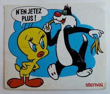 AUTOCOLLANT STENVAL TITI ET LA QUALITE DE VIE N°11 1975 - Autocollants