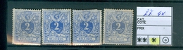 27 X  4x Teintes Différentes  Côte 120€ - 1869-1883 Léopold II