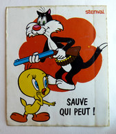 AUTOCOLLANT STENVAL TITI ET LA QUALITE DE VIE N°08 1975 - Stickers
