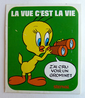 AUTOCOLLANT STENVAL TITI ET LA PREVENTION ROUTIERE N°12 1976 - Stickers