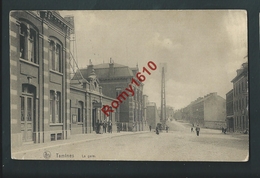 TAMINES. (Sambreville)  La Gare- Station. Animée. Voyagée En 1914. Scan Recto/verso - Sambreville
