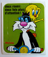 AUTOCOLLANT STENVAL TITI ET LA PREVENTION ROUTIERE N°03 1976 - Stickers