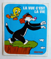AUTOCOLLANT STENVAL TITI ET LA PREVENTION ROUTIERE N°13 1976 - Stickers