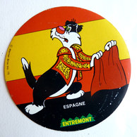 AUTOCOLLANT ENTREMONT TITI FAIT LE TOUR DU MONDE N°05 ESPAGNE 1975 - Stickers