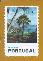 Vinheta Da Baia Do Funchal, Madeira. Vignette Of The Bay Of Funchal, Madeira. Vignette Der Bucht Von Funchal, Madeir - Local Post Stamps