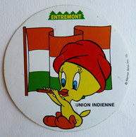 AUTOCOLLANT ENTREMONT TITI FAIT LE TOUR DU MONDE N°18 UNION INDIENNE 1975 - Aufkleber