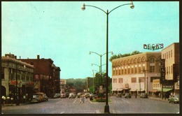 Lewiston  -  Hulett Square  -  Peck's Department Store  -  Ansichtskarte Ca.1960  (10399) - Lewiston