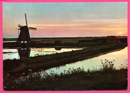 Nederland - Texel - Molen Het Noorden - Moulin à Vent - Coucher De Soleil - Molen - TEXEL - KRUGER - 1979 - Texel
