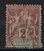 INDE           N°  YVERT    2   OBLITERE       ( O   3/45 ) - Used Stamps