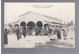 Cote D'Ivoire Marche De Grand Bassam 1913 OLD POSTCARD - Côte-d'Ivoire