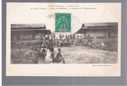 Cote D'Ivoire  A Travers L'Indénié - Poste De Zaranou -   Résidence De L'Administrateur 1906 OLD POSTCARD - Côte-d'Ivoire