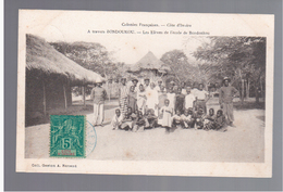 Cote D'Ivoire A Travers Bondoukou- Les Eleves De L Ecole De Bondoukou 1906 OLD POSTCARD - Côte-d'Ivoire