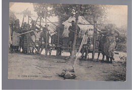 Cote D'Ivoire Tisserands Ca 1910 OLD POSTCARD - Côte-d'Ivoire