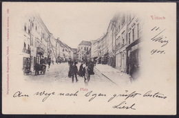 Klagenfurt, Platz (Square), Mailed 1901 - Klagenfurt