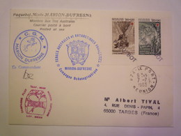 2019 - 1107  LETTRE  Paquebot Mixte MARION-DUFRESNE à Destination De TARBES  1983     - Lettres & Documents