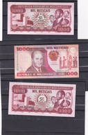 Mozambik 3  X 1000 Met  Different Design  All Unc - Otros – Africa