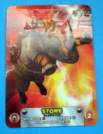 ANIMAL GLADIATORS STONE LAMINCARDS EDIBAS - Sonstige & Ohne Zuordnung