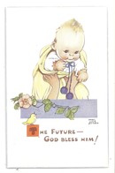 MABEL LUCIE ATTWELL ART DRAWN CARD No.1500 CHILDREN - Attwell, M. L.