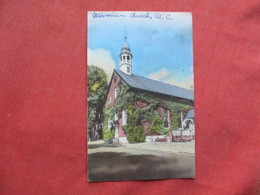 Hand Colored  Moravian Church  North Carolina > Winston Salem  Ref 3258 - Winston Salem