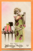 FR370, Femme Avec Une Robe Fluo, Téléphone, Phone, REX 1627, Circulée 1930 Sous Enveloppe - Pâques
