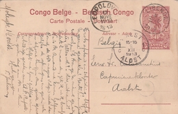 Congo Belge Entier Postal Illustré 1913 - Postwaardestukken