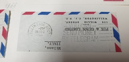 You Can Send Money By Telegram New Zealand 1966 Cancel Cancellation - Brieven En Documenten