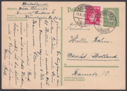 P 194, Bedarf Nach Holland Mit Pass. Zusatzfrankatur - Tarjetas