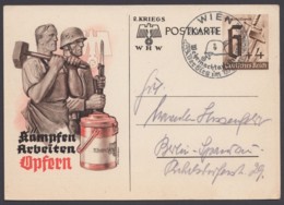 P 291, Sst "Wien, Wehrmachtsausstellung Sieg Im Westen", 27.11.40 - Postcards