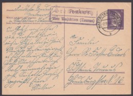 P 298/9 I, Bedarf, Landpost "Grebenroth über Nastetten", 2.9.44 - Postcards
