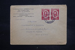 BULGARIE - Enveloppe Commerciale De Sofia Pour Bruxelles  En 1947 - L 27105 - Lettres & Documents