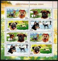 Russia 2019 Sheet Decorative Toy Dogs Dog Animals Fauna Mammals Nature Animal Mammal Stamps MNH - Full Sheets