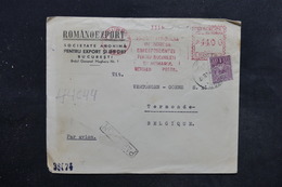 ROUMANIE - Enveloppe Commerciale De Bucarest Pour La Belgique En 1948, Affranchissement Mécanique + Complément - L 27110 - Brieven En Documenten