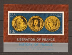 Yemen YAR 1969 Mi Block 116 MNH DE GAULLE - JEANE D'ARC - NAPOLEON - Napoleon