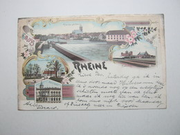 RHEINE,  Bahnhof ,Schöne Karte  Um 1900 - Rheine