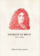 #20 Charles Le Brun, Etude De Femme à Genoux YT 1742 28.04.1973, 73, Oblit. 1er Jour. Cahier De Présentation - Other