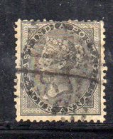 APR50 - INDIA INGLESE 1856 , 4 Anna Nero Yvert N. 15  Usato (2380A) . - 1854 Britse Indische Compagnie