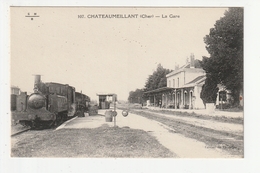 CHATEAUMEILLANT - LA GARE - TRAIN - 18 - Châteaumeillant