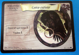 HARRY POTTER CORVO CURIOSO CARD WIZARDS 2001 - Harry Potter