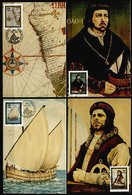 SWA Portuguese Explorer Bartholomeu Diaz 4 Maximum Cards 1988 - Briefe U. Dokumente