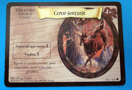 HARRY POTTER  CERVO SCOZZESE CARD WIZARDS 2001 - Harry Potter