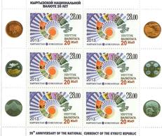 Kyrgyzstan.2013 National Currency - 20 Years. Sheetlet Of 6 Michel # 743 KB - Kirghizistan