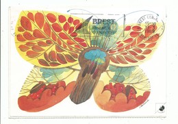 CPM Journée Des Lépreux Autocollant Papillon D' Automne - Fondation Raoul Follereau - Beau Timbre Belge  Au Recto - Santé