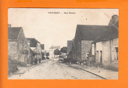 CPA De VENAREY   " Rue Haute "   ANIMEE    Le 19 Juil 1905     Pour DAMGAN Morbihan - Venarey Les Laumes